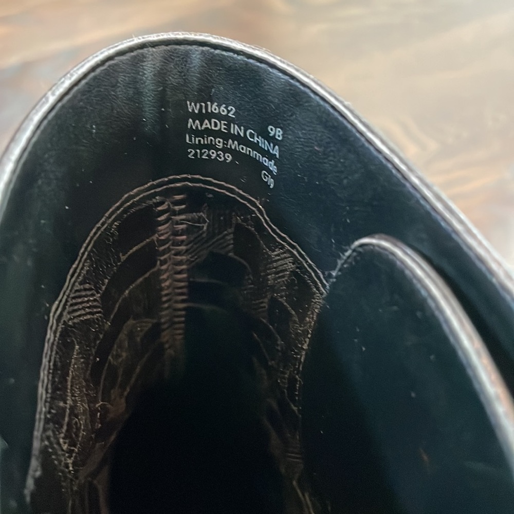 Cole Haan moto booties with gold “C” buckles. - Picture 5 of 5